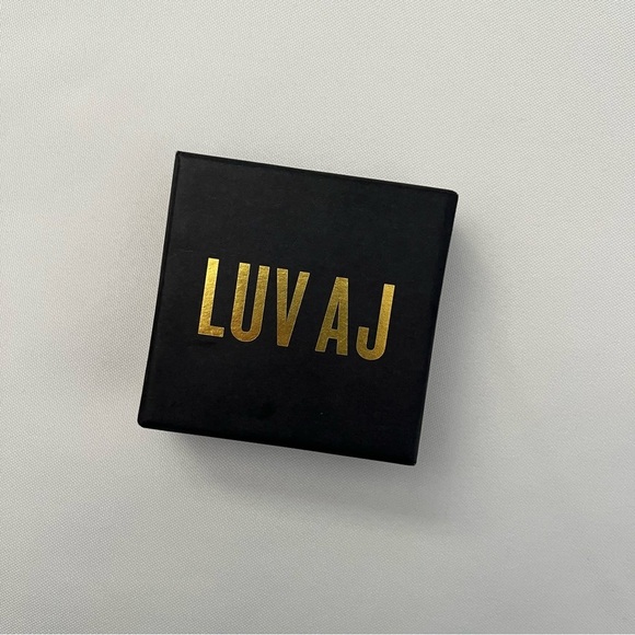 Luv AJ x Rachel Zoe Crescent Moon Pave Tusk Gold Tone Lariat Crystal Necklace - Picture 4 of 16